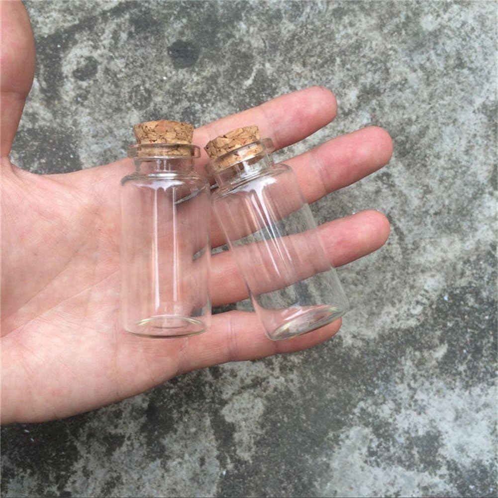 25ml Glass Bottles With Cork Small Transparent Mini Empty Bottle Glass Vials Jars 50pcs/lot (50, 25ml-30x60x17mm)
