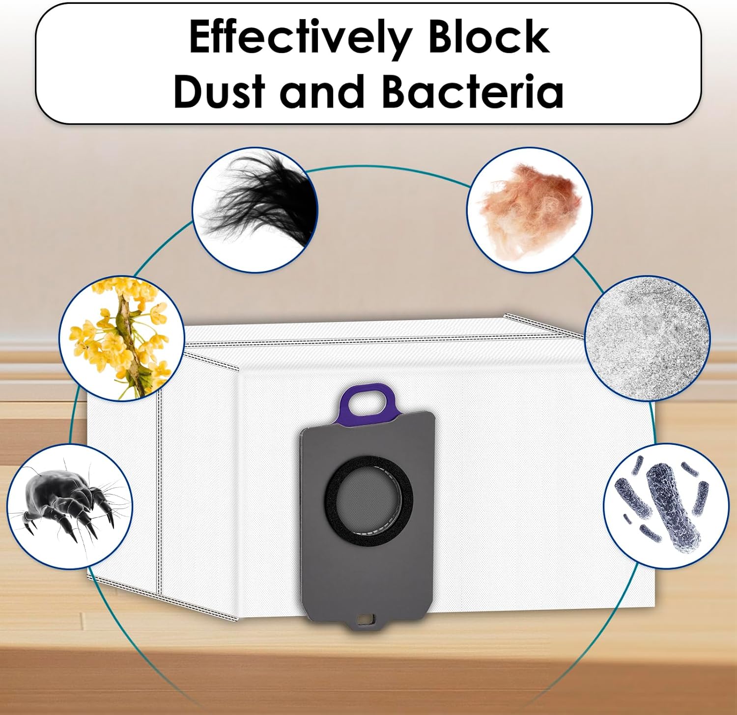 (12 Pack) Flow Replacement Parts Compatible with Narwal Flow Robot Vacuum Cleaner, 1 Roller Brush, 1 Track-Type Mop, 4 Side Brushes, 3 HEPA Filters, 3 Dust Bags, Accessories Kit