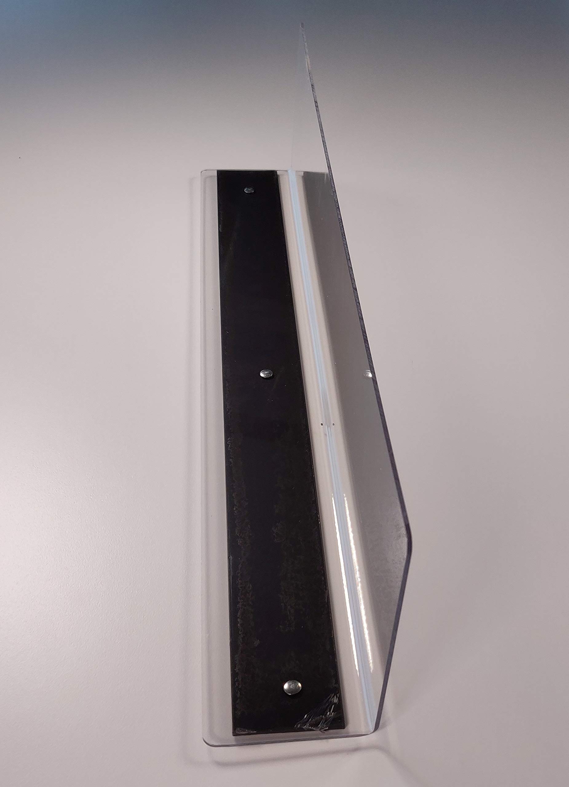 Sightline Display - Separadores magnéticos para estantes, 5 unidades de base magnética, plástico transparente de 80 mm de grosor, 55,8 cm de largo x 12,7 cm de alto x 7,6 cm de ancho, separadores de