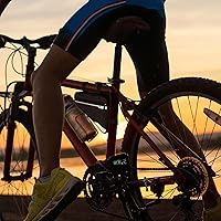 Vista 5 de Kit de reparación de bicicletas, mini bomba de bicicleta, kit de herramientas de reparación de neumáticos de bicicleta contiene herramienta 16 en 1