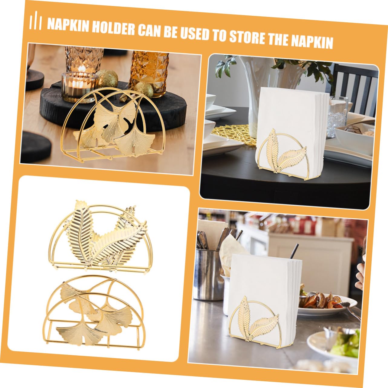 8 Piezas Servilletero Soporte Para Toallas De Papel Servilletas Dispensador De Toallas De Papel Dispensador De Servilletas De Mesa Soporte Para Pañuelos Estante De Metal Para PRETYZOOM