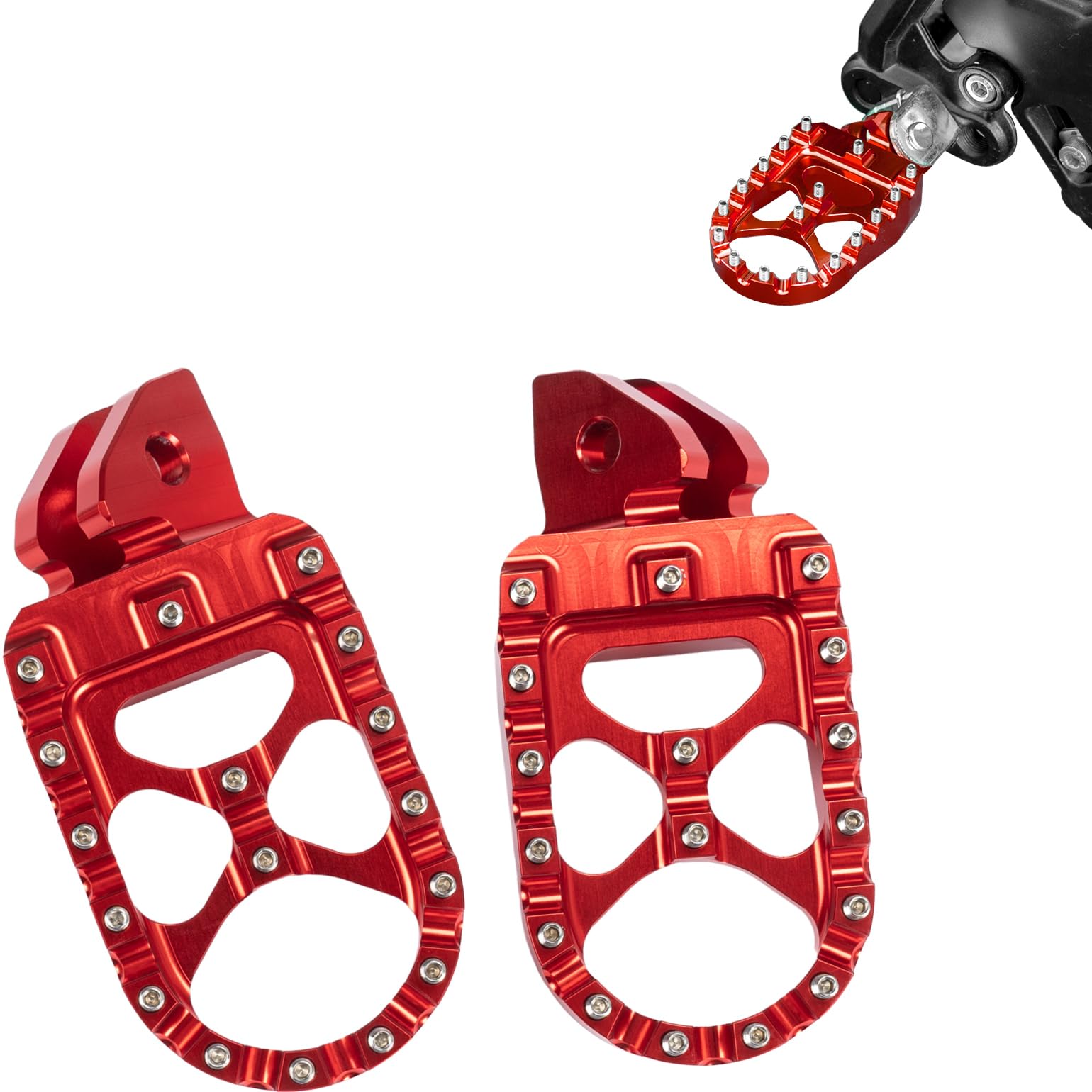 Buy KEMIMOTO Motorcycle Foot Peg Foot Rest Compatible with Surron Light Bee X Footpegs x260 and