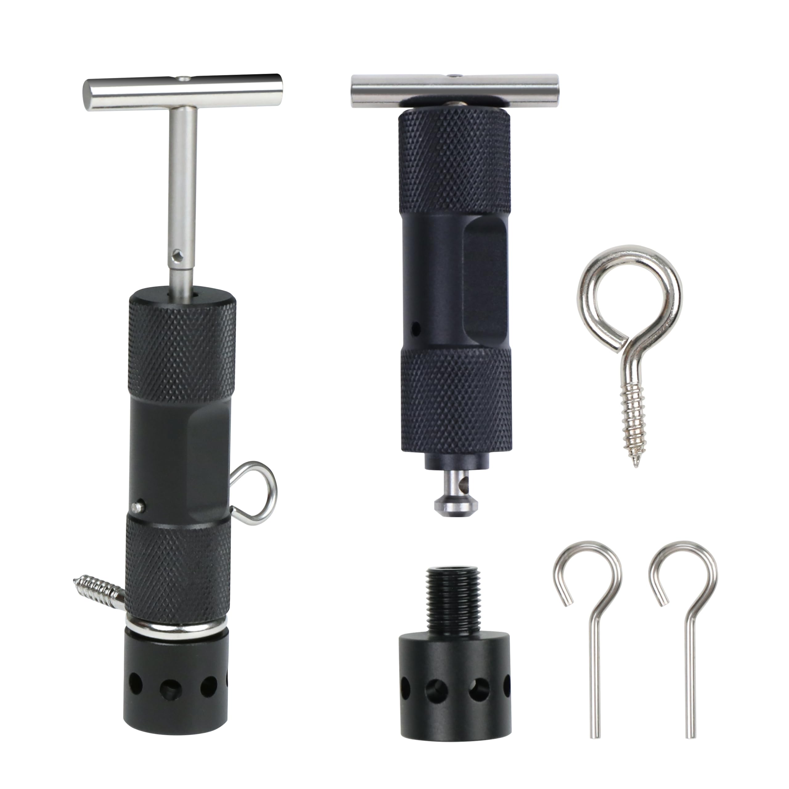 Trip Wire Alarm, Perimeter Trip Alarm Device, Use .22 primers, Early Warning Security Device for Camping, Black