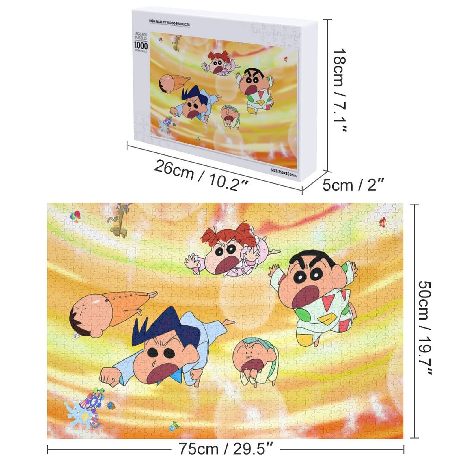 Amazon.co.jp: クレヨンしんちゃん 1000 PCS ピース ジグソーパズル 