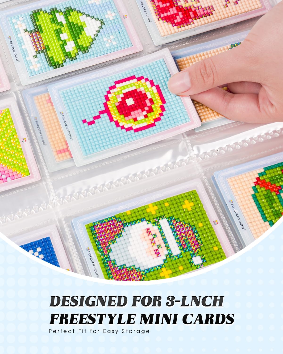 Foreveryoung Minigem Diamond Art Storage Book, 3-Inch, 1 Pack image 2