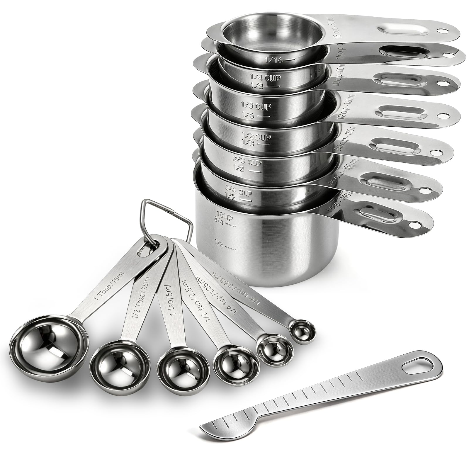 Ingredienti secchi e liquidi per cuocere e cucinare, lavabile in