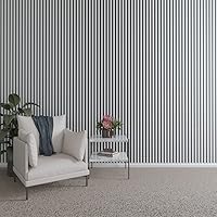 Vista 162 de Ekena Millwork Kit de panel de pared de listones de madera ajustables de 47 pulgadas de alto x 3/8 pulgadas de alto, con listones de 2 pulgadas