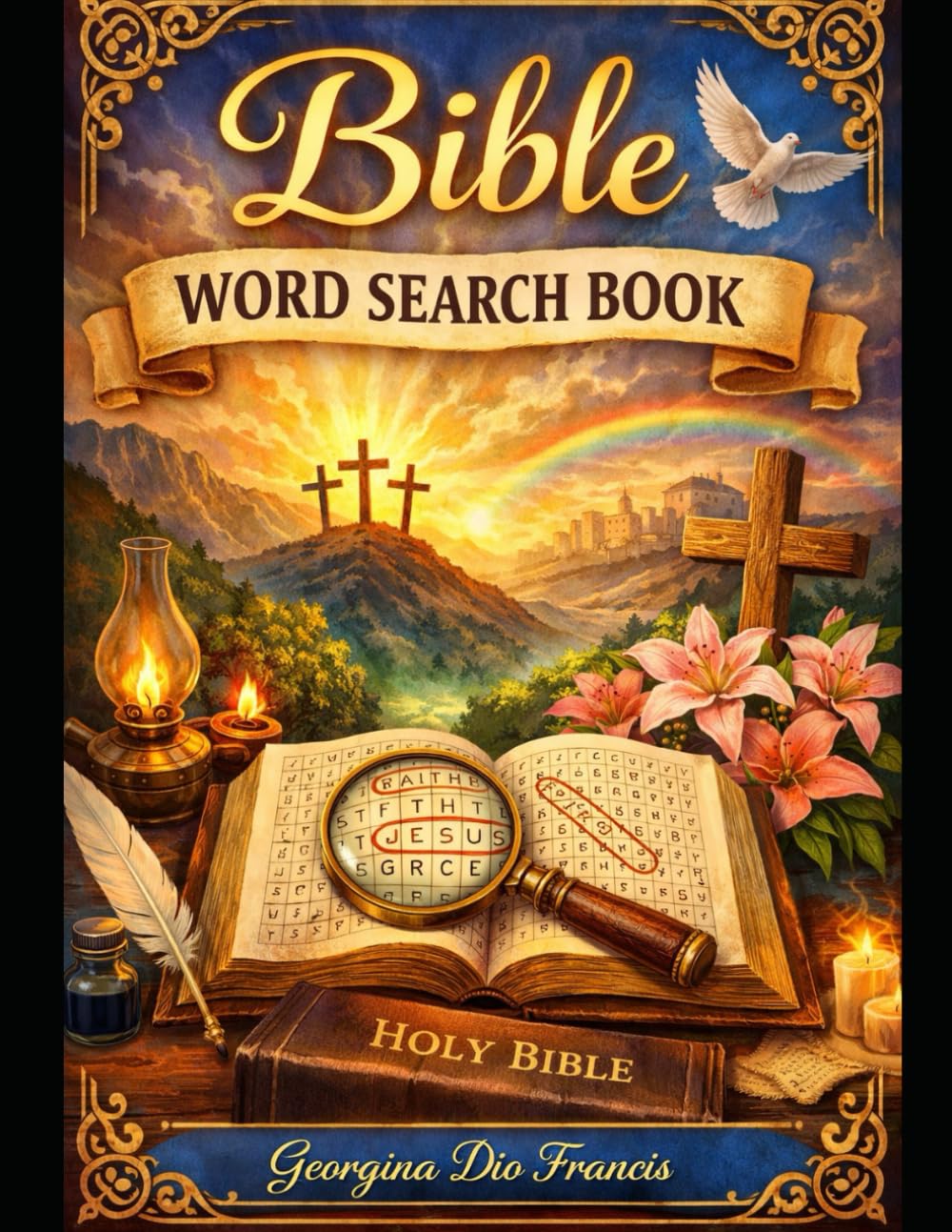 BIBLE WORD SEARCH BOOK: Bible word search Puzzle