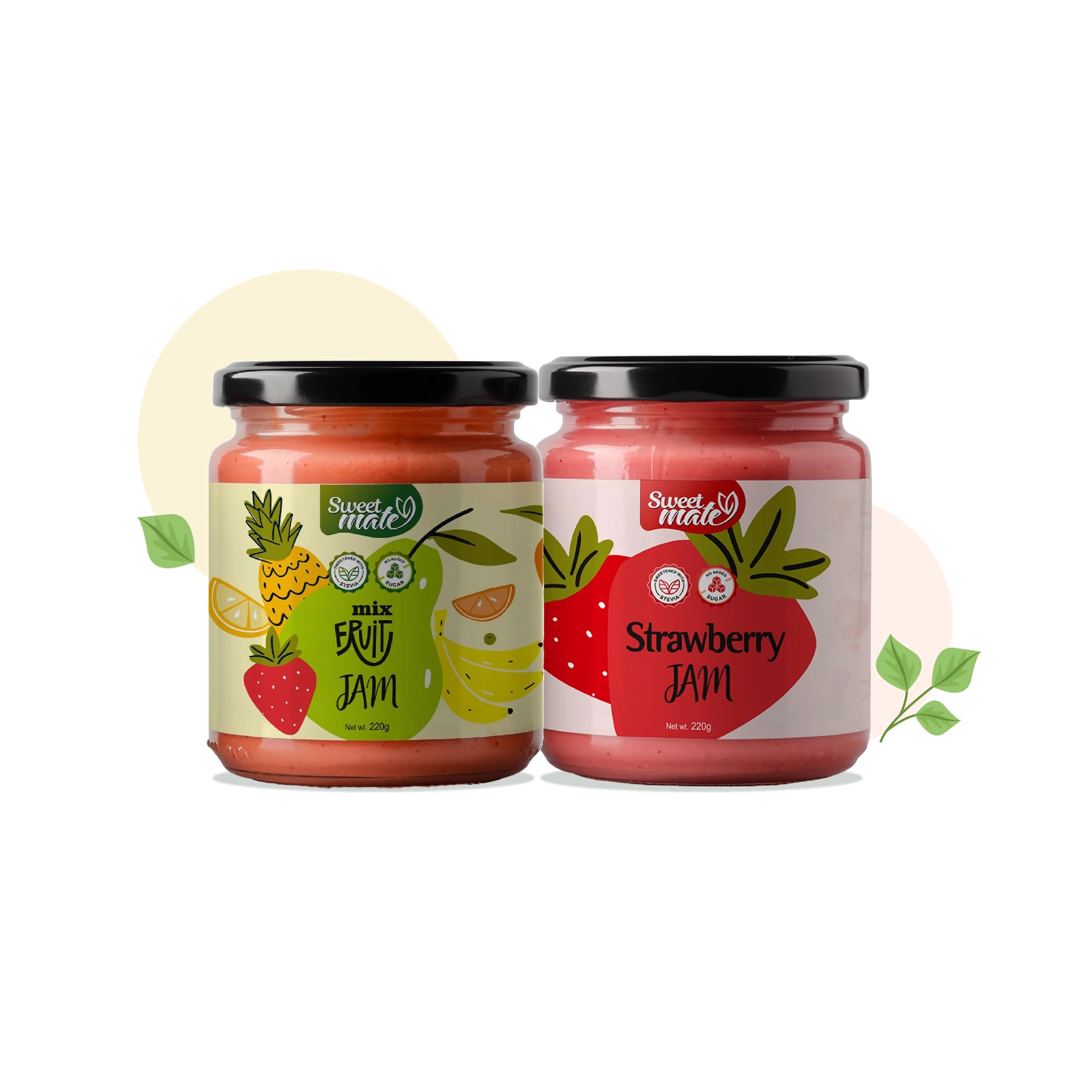 See full amazon price history chart for Sweetmate Sugar Free MixFruits and Strawberry Combo Pack Jam - (220gm Each) | Stevia added with Real Fruits | 100% Natural | Diabetic and keto Friendly Sweetened Naturally | Tastes Delicious ( 440 Gram Jam Pack) Sweetmate Sugar Free MixFruits and Strawberry Combo Pack Jam - (220gm Each) | Stevia added with Real Fruits | 100% Natural | Diabetic and keto Friendly Sweetened Naturally | Tastes Delicious ( 440 Gram Jam Pack) (B0DDY3SYZS) Amazon Price History, Amazon Price Tracker