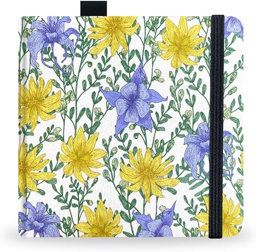 Vista 30 de qianshan Cuaderno de bocetos de acuarela, cuaderno cuadrado portátil de tela de 5 x 5 pulgadas, 20 hojas de papel de dibujo texturizado de acuarela