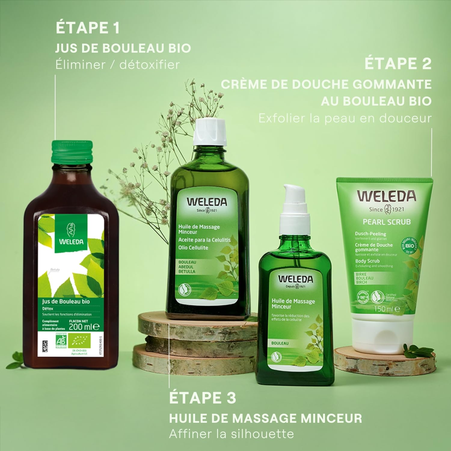 WELEDA - Huile de Massage Anti-Cellulite au Bouleau - Favorise la Réduction des effets de cellulite - NATRUE - Vegan - 100ml - 5