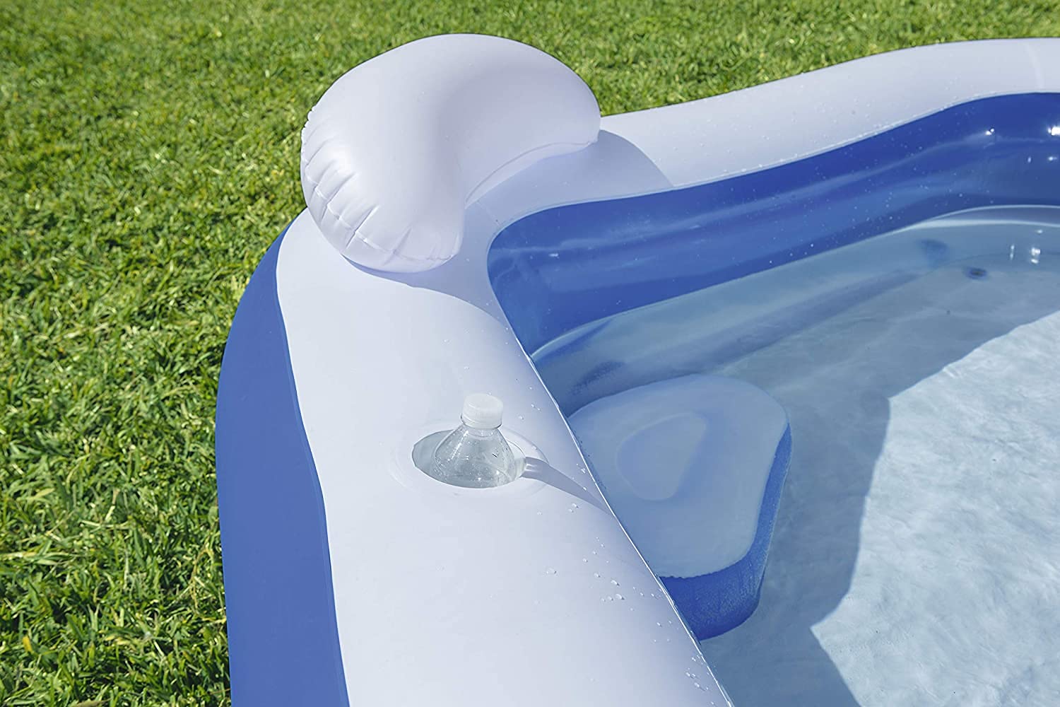 Piscina Family Pentagono 213x207x69 Con Due Sedute Bestway