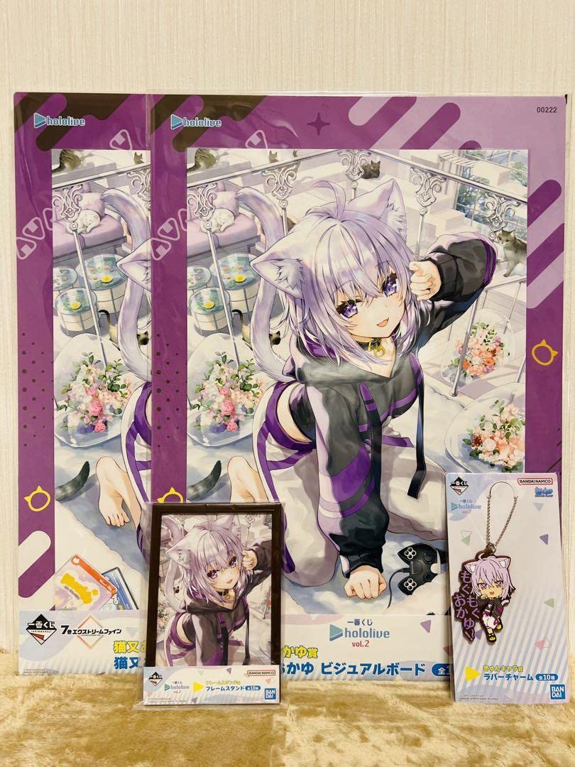 Amazon.co.jp: 猫又おかゆ ビジュアルボード&フレームスタンド&ラバー 