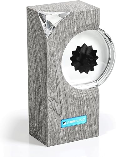 sovenomund Ferrofluido bailarín con ritmo musical, altavoz ferrofluido, compañero de música, simbionte en una botella, lámpara de exhibición de