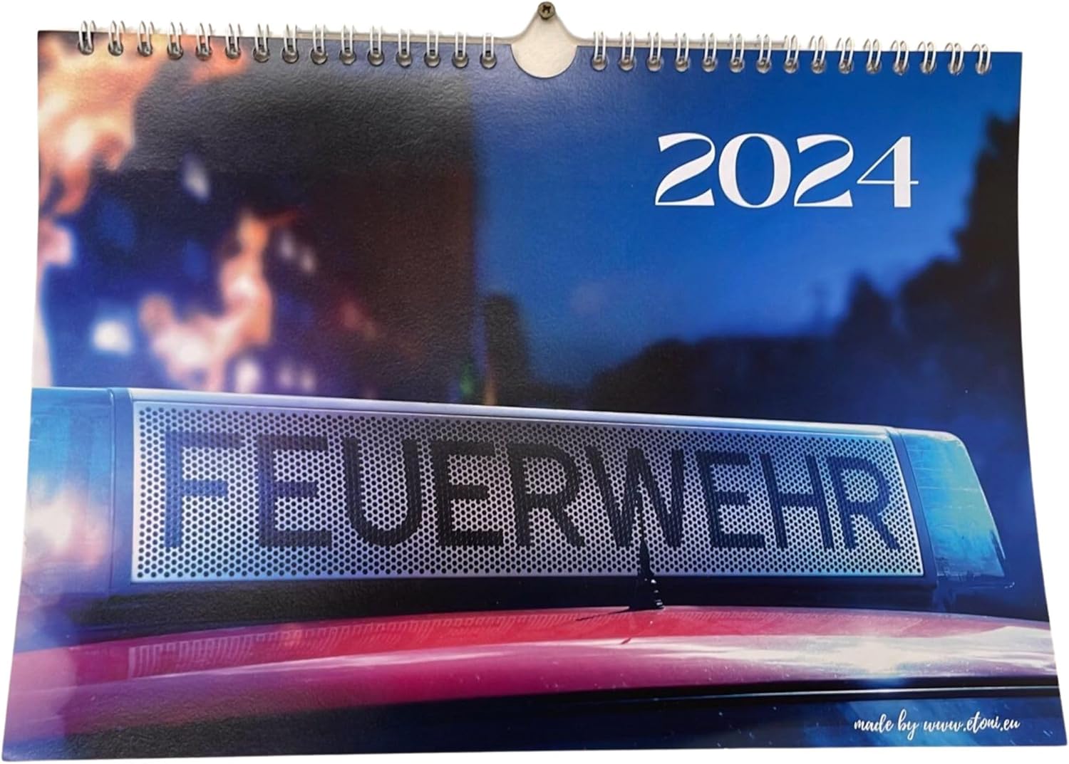 Feuerwehr Wandkalender 2025 - Monats-Kalender mit beeindruckenden 