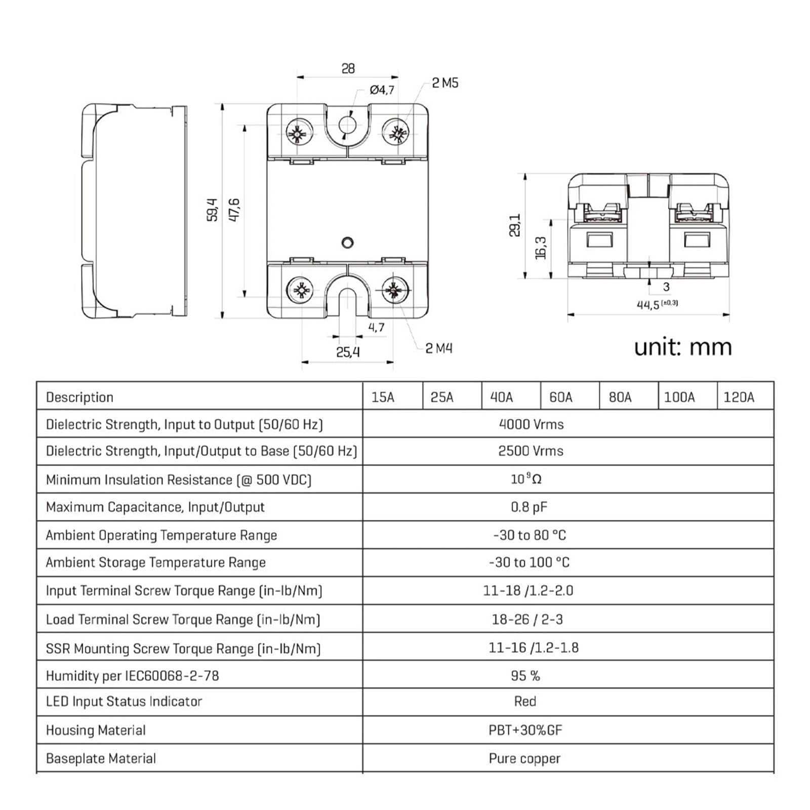 Relè a stato solido SSR-25AA SSR-40AA SSR 60A 120A Modulo relè a stato solido monofase Ingresso AC70-280V Uscita AC24-480V Controllo temperatura PID(48-660VAC,120AA Zero Cross)