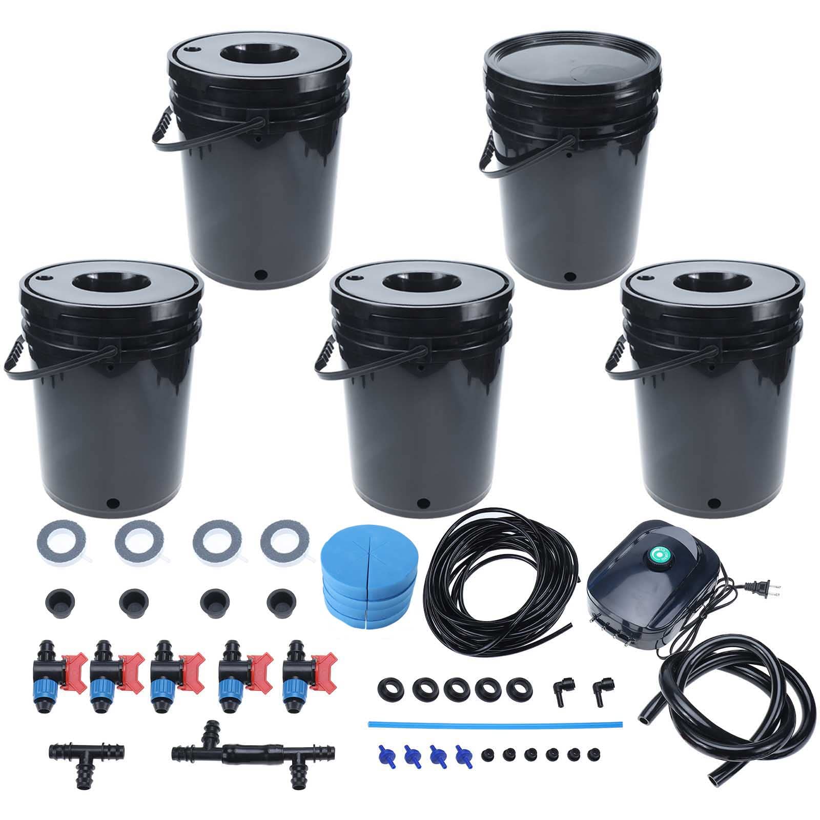 Buy SanSanYa Hydroponic Bucket System Kit 5 Gallon Large Deep Water