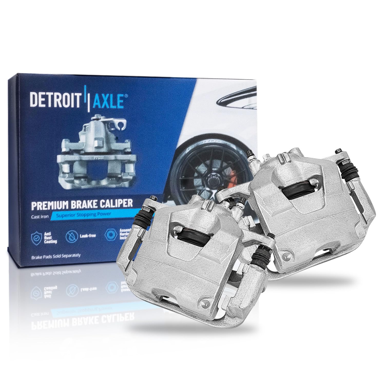 Detroit Axle Front Right Brake Caliper With Bracket For Chevy Cruze, Buick Encore, Trax & More - Includes 18-B5328 Caliper