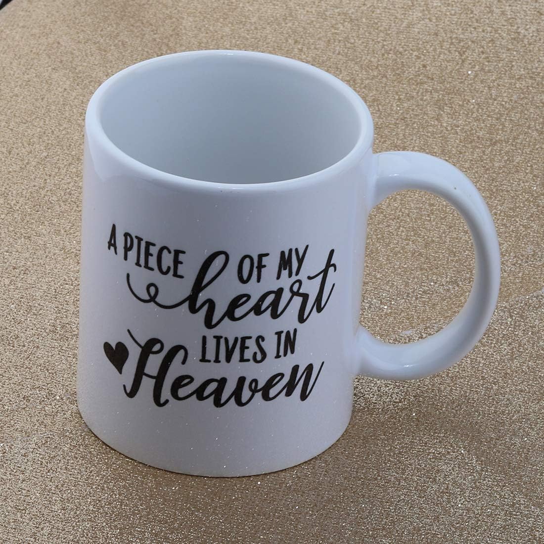 🔥 Hоt Dеаlѕ POTIY Memorial Mug Sympathy Mug A Piece of My Heart Lives in Heaven Ceramic Coffee Mug Loss of Mom Dad Mug Bеѕt Cуbеr Dеаlѕ 🔥 POTIY Memorial Mug Sympathy Mug A Piece of My Heart Lives in Heaven Ceramic Coffee Mug Loss of Mom Dad Mug