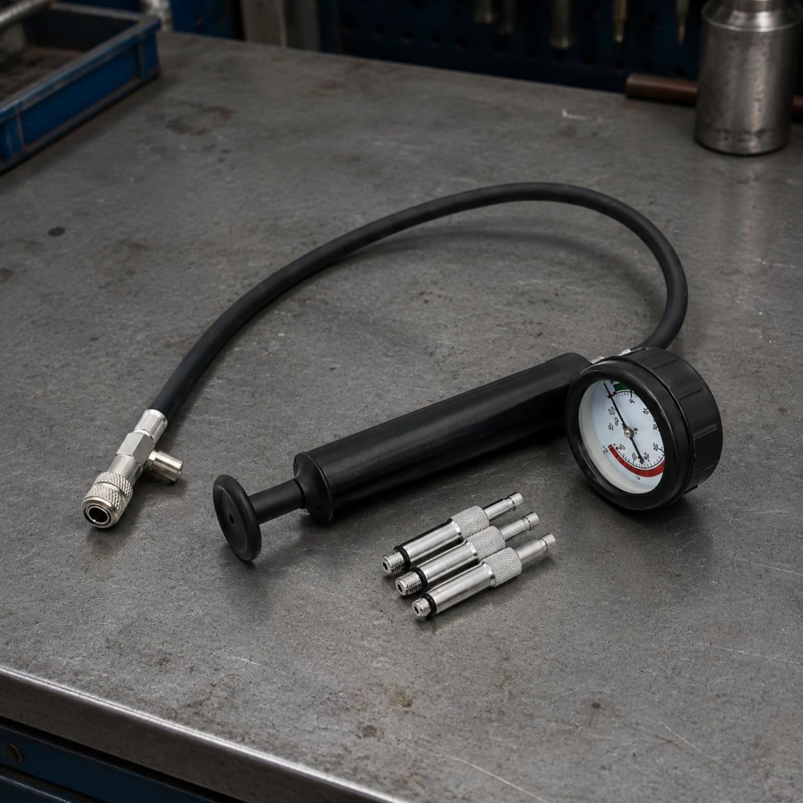 Gearbox Leak Strumento Professionale Valutazione Condizioni Scatola Ingranaggi Adattatore Versatile E Controllo Pressione Precisa Adatto per, Kit Completo Per Tester Di Perdite Del Cambio