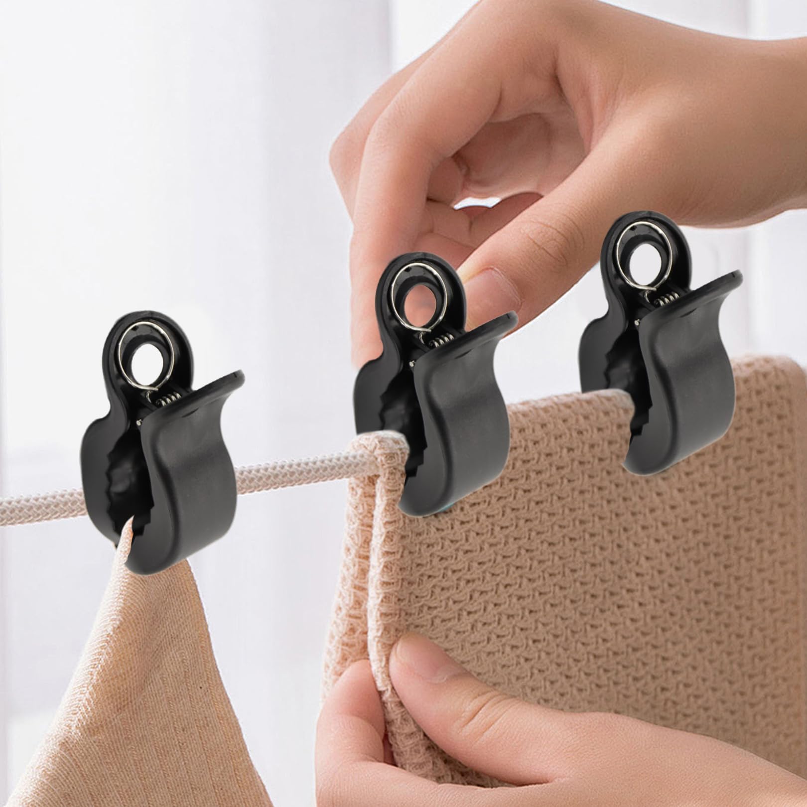 4 mollette per passeggino, clip per il fissaggio di giocattoli, clip per passeggino per ovetto, fissaggio di coperte, accessori per passeggini, sedie a sdraio