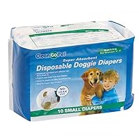 Algopix Similar Product 16 - Clean Go Pet Disposable Doggie Diapers