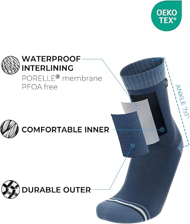 DexShell Waterproof Everyday Socks, Over-the-Ankle