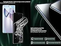 Vista 3 de Protector de pantalla frontal flexible para Motorola Edge 20 5G 2021 6.7 "Película de hidrogel 3D transparente TPU sensible al tacto Desbloqueo