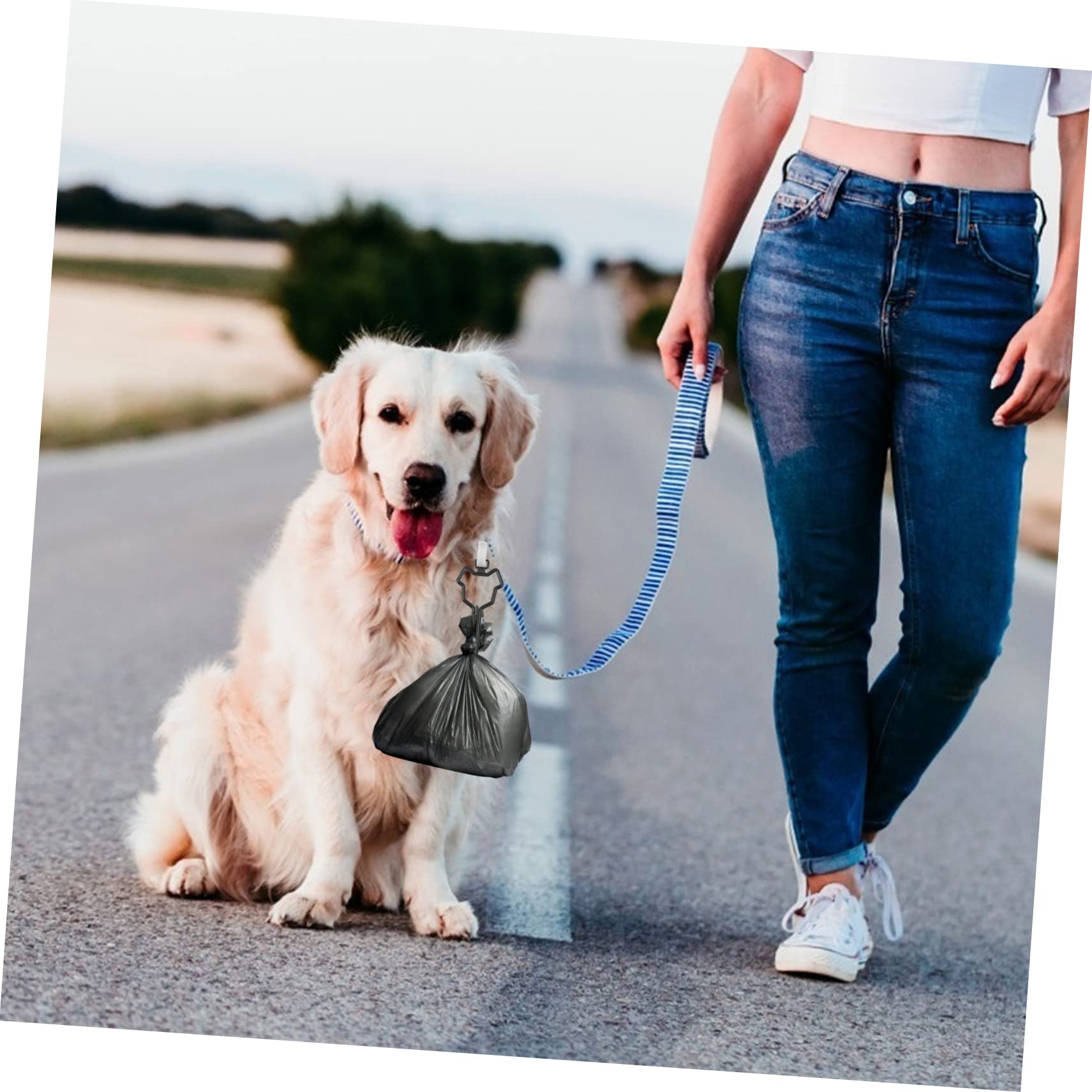 Toddmomy 30piezas Porta Bolsas De Caca Para Perros Clip Para Correa De Mascotas Soporte De Bolsas De Desperdicios Holder Para Perro Fácil De Usar y Compatible La Mayoría Correas