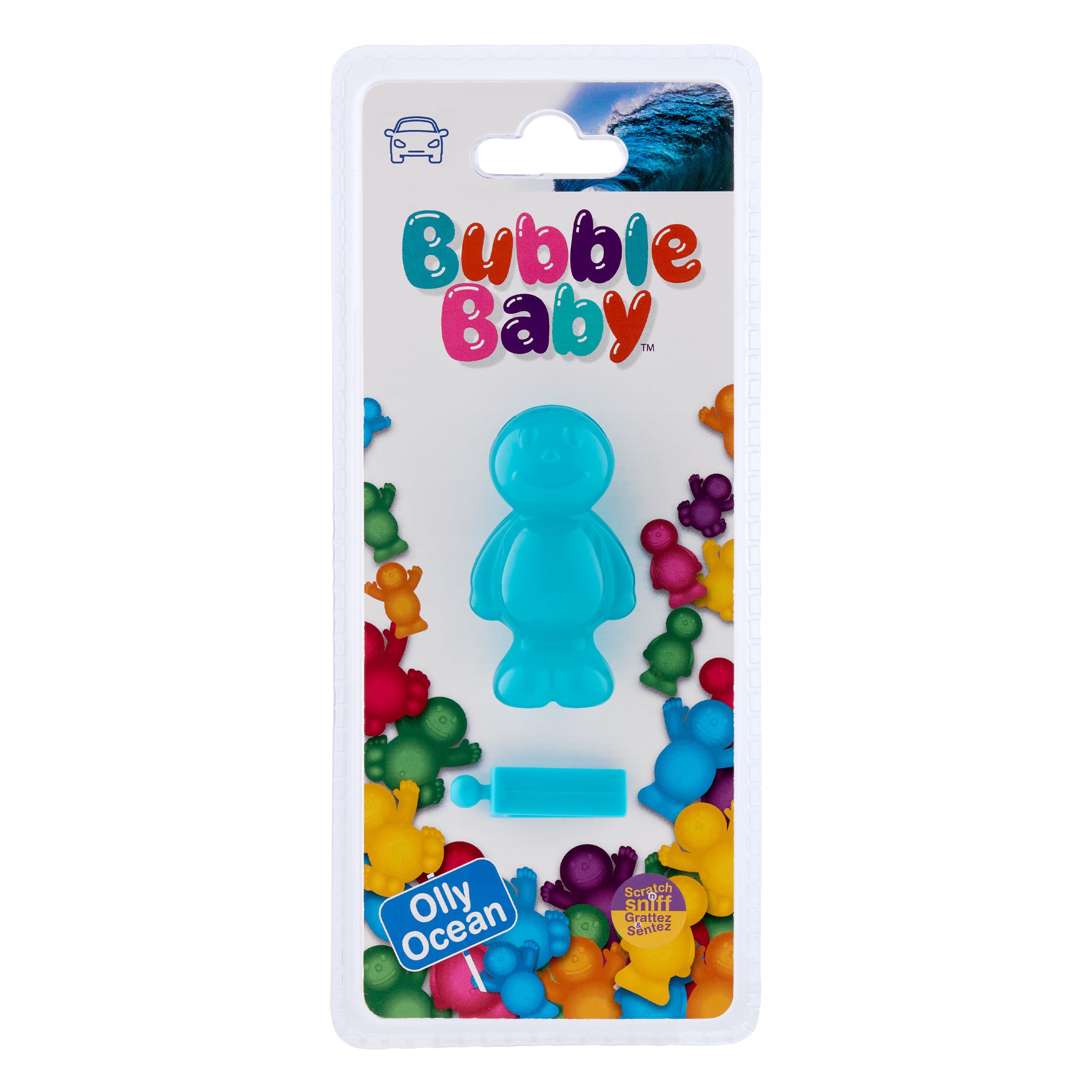 1x Bubble Baby 3D Vent Clip Air Freshener Ocean Spa Scent Car Caravan Home