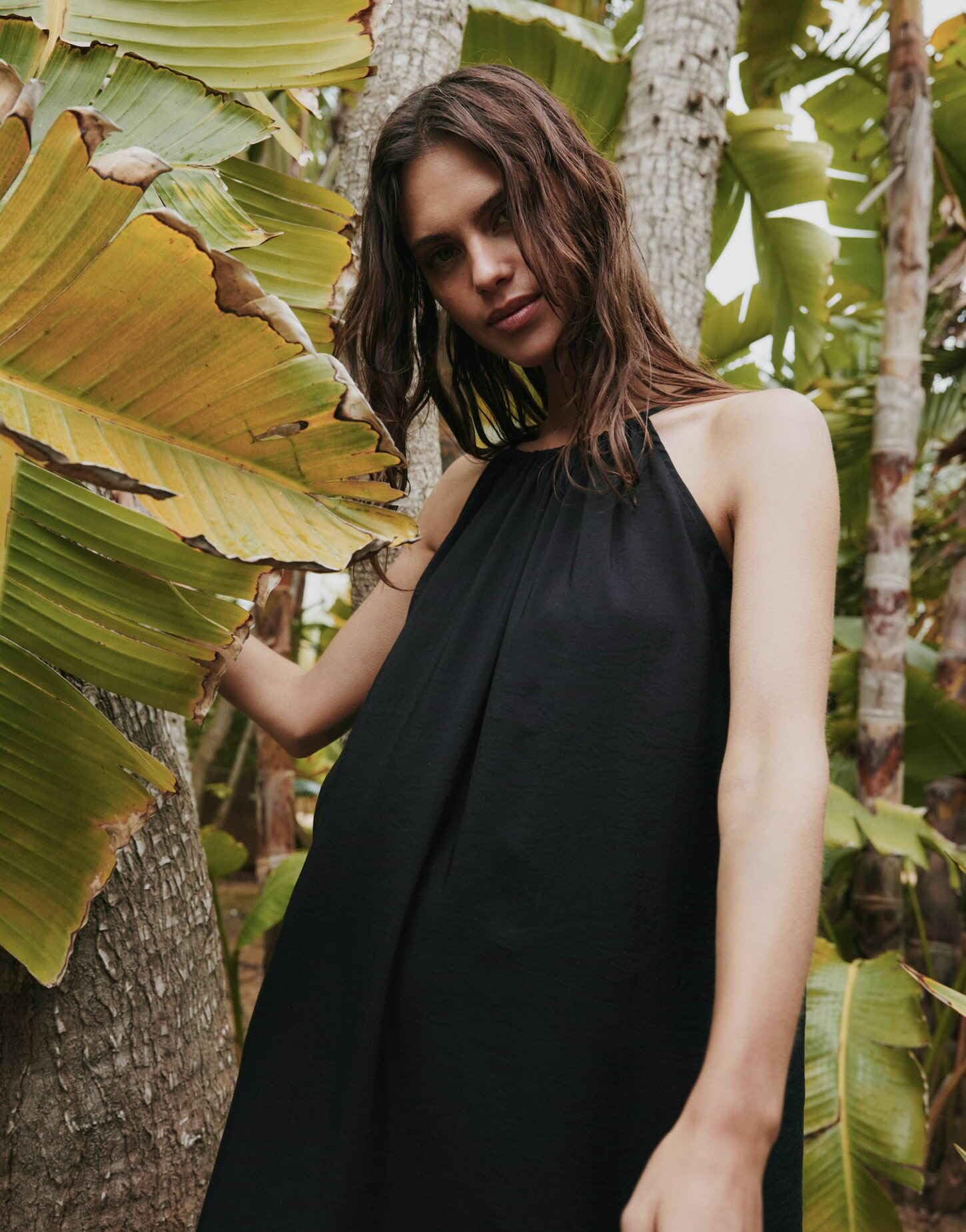 OPUS Damen Midikleid | Sommerliches Trägerkleid in A-Linie