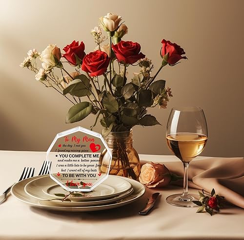 Miniatura 6 de PETCEE Regalos del día de San Valentín para él, hombres, marido, aniversario, cumpleaños, recuerdo para mi hombre, regalo para novio, prometido, te