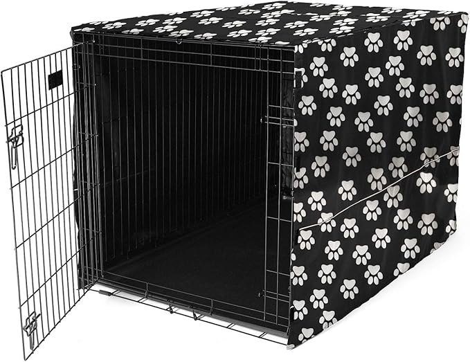Dog Crate Cover for Wire Crates, Fits Most 24" inch Dog