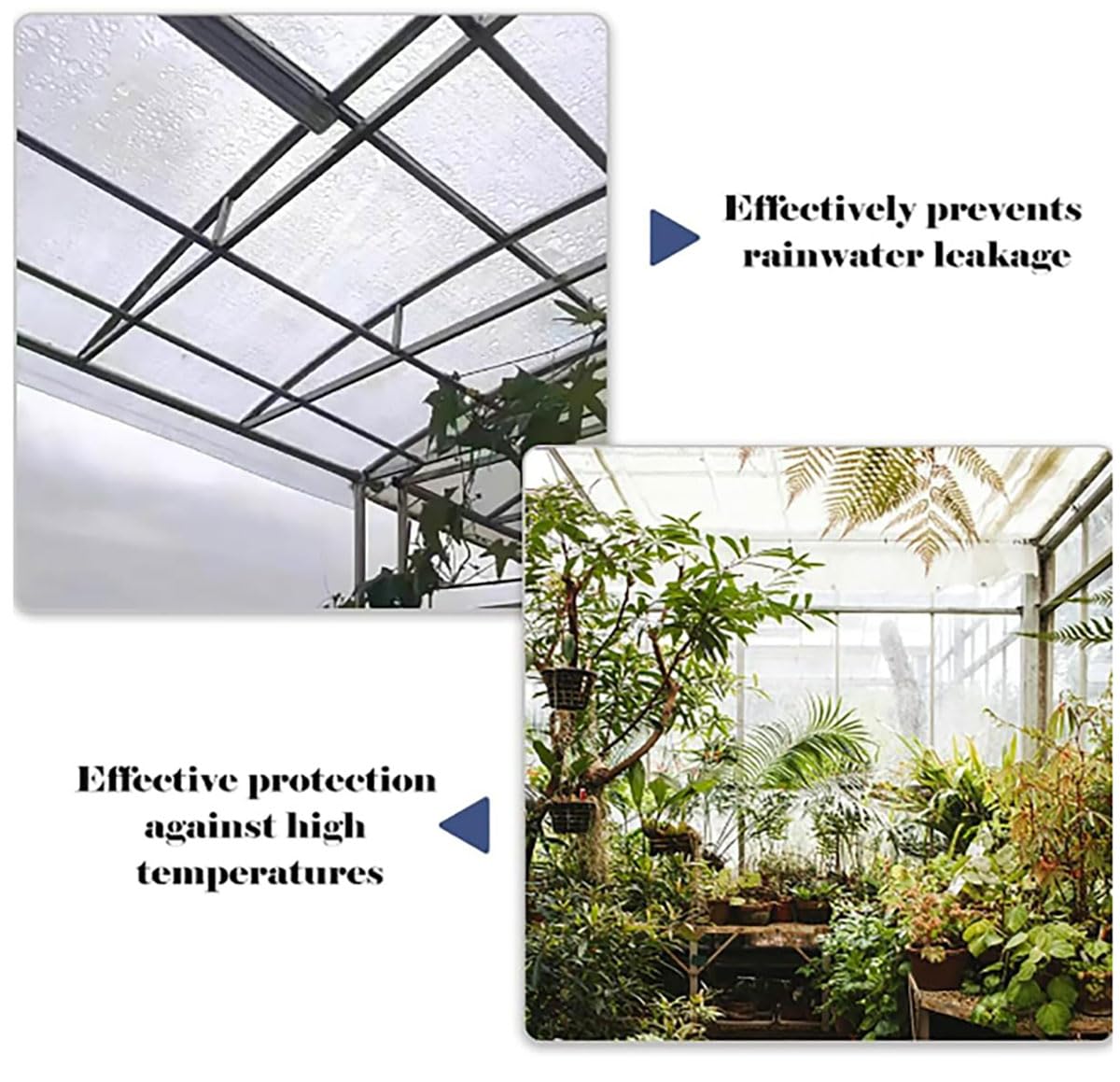 Feuille de Polycarbonate résistante aux UV, auvent de Serre abri de Jardin, Isolation Transparente Panneaux d'éclairage diurne en Rouleau pour Jardinage extérieur, Agriculture(Size:1m*30m)