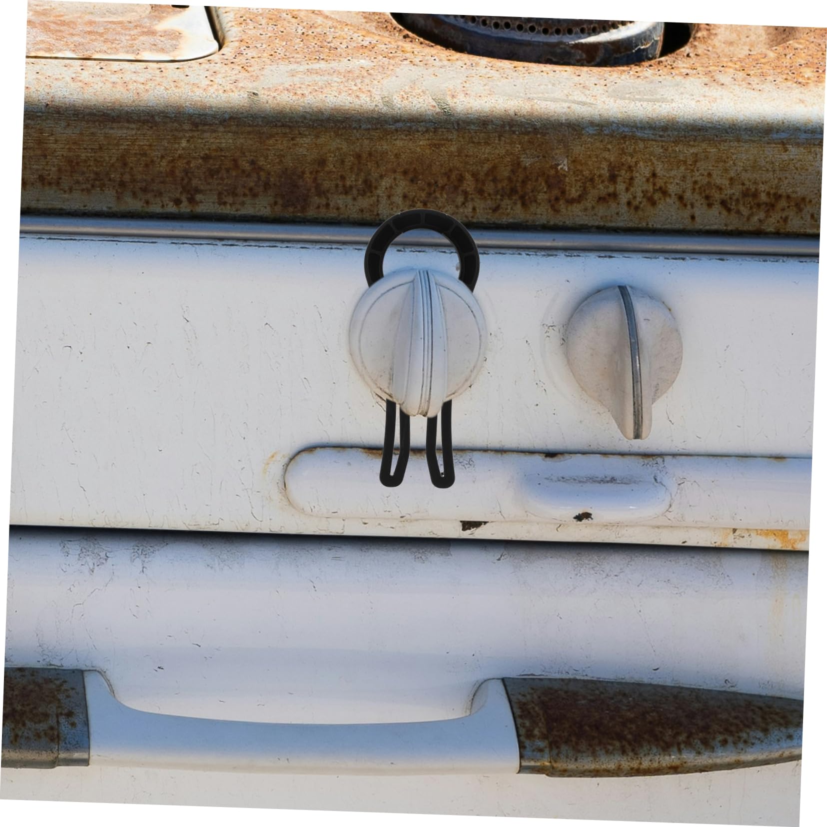 ULDIGI 2sets Stove Knob Locks Gas Stove Safety Knob Covers Childproof Lock for Kitchen Safety Guard 5pcs*2