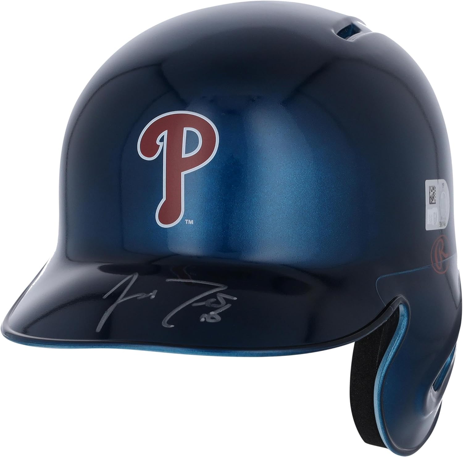 J.T. Realmuto Philadelphia Phillies Autographed Alternate Chrome Rawlings Mini Batting Helmet - Fanatics Exclusive - Autographed MLB Helmets