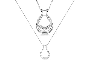 Delicate Sterling Silver Ring Keeper Necklace - Safeguard Your Precious Rings