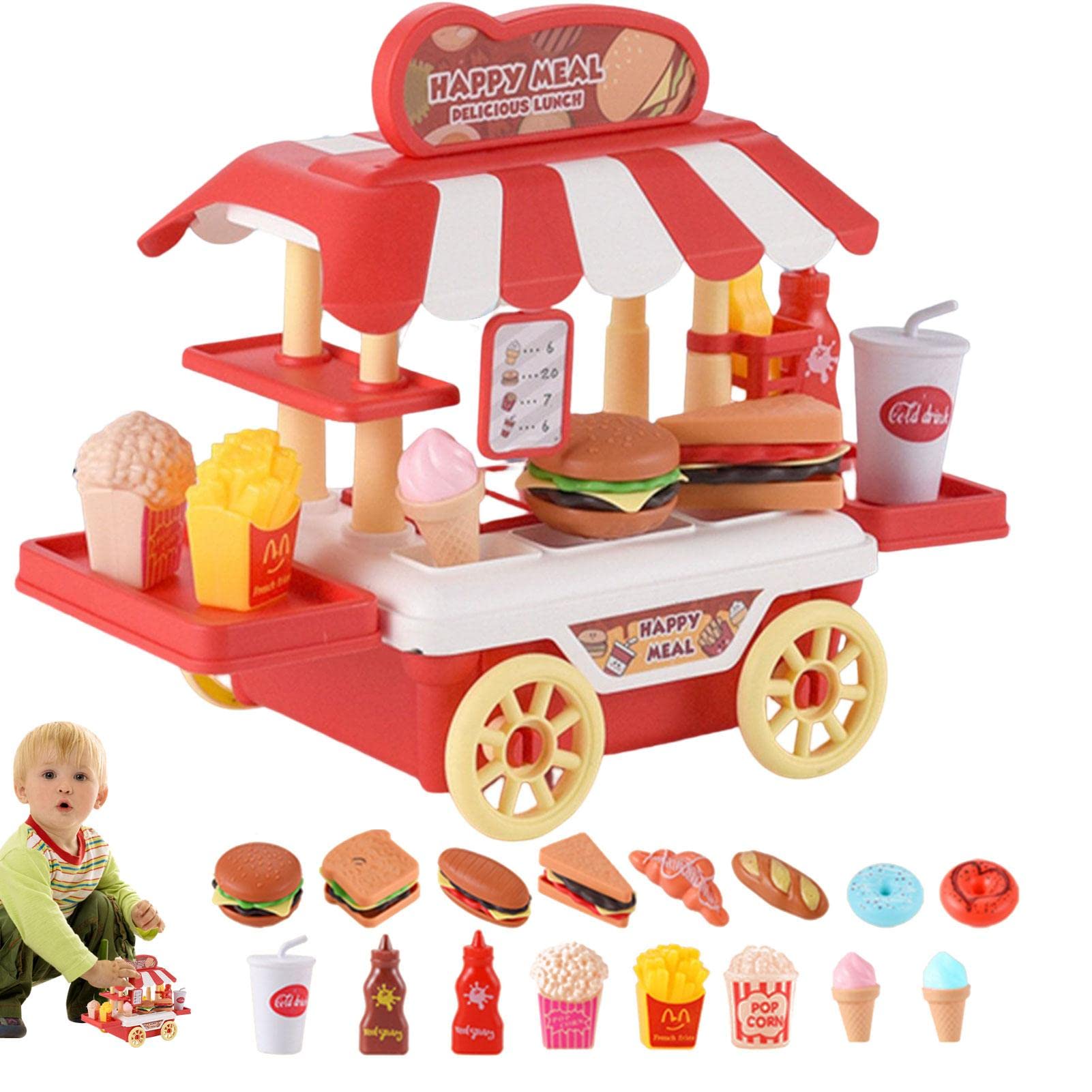 Amazon.co.jp: 子供ままごとのおもちゃシミュレーション食品キッチン 