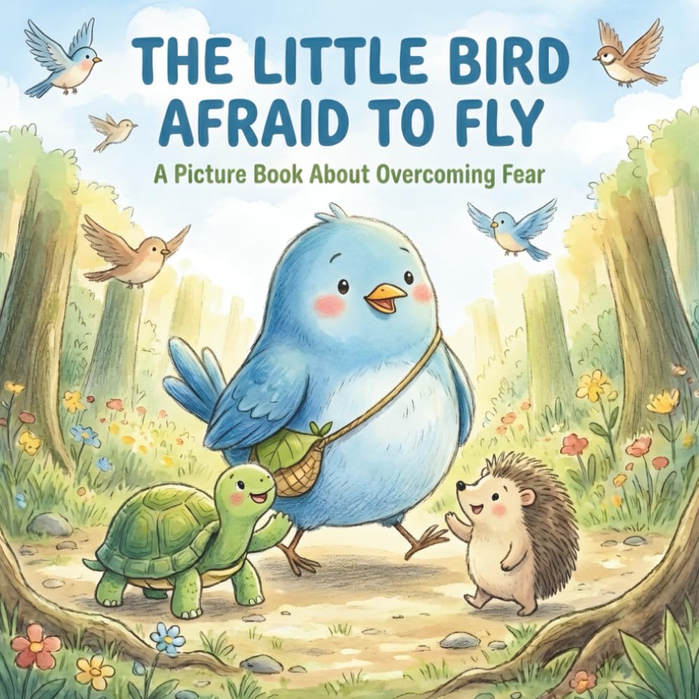 The Little Bird Afraid to Fly: Book About Overcoming Fear, Friendship, and Finding the Courage to Try New Things (Poli the Walker Series)