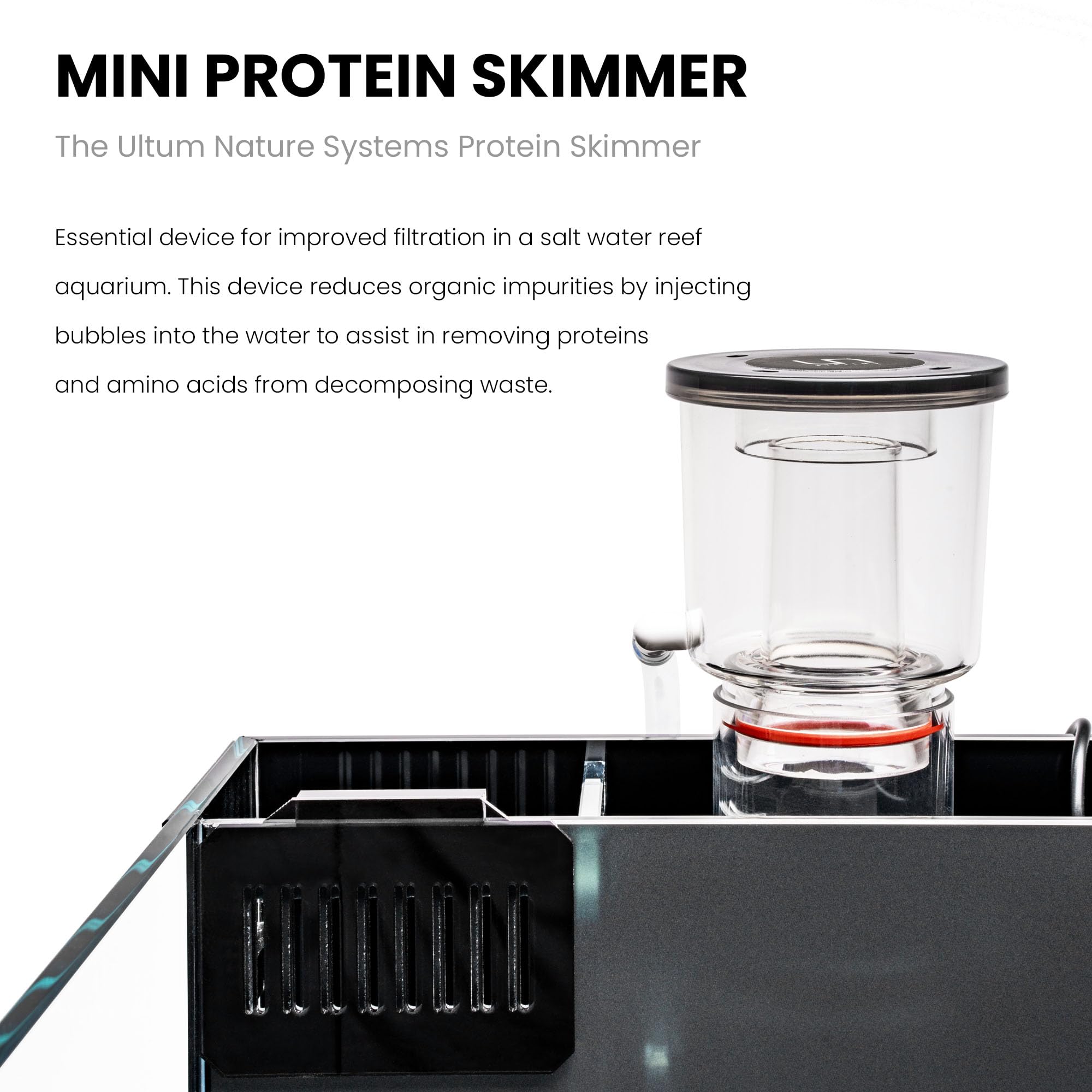 cpr backpack protein skimmer mini Ultum Nature Systems - Rimless Aquarium Protein Skimmer - Drop-in Design Saltwater Aquarium Skimmer Midwest Tropical Octagon AquaScape The Fluval Sea PS2 Team Catfish Color:Perchase