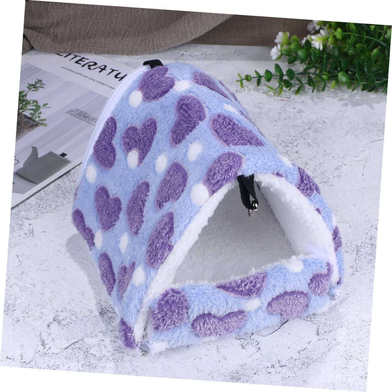 BESPORTBLE 2stücke Detachable Hamsterbett Für Kleine Tiere Warmes Baumwollnest Kreatives Haustierzubehör Für Hamster Und Igel Einfach Zu Reinigen Und Gemütlich