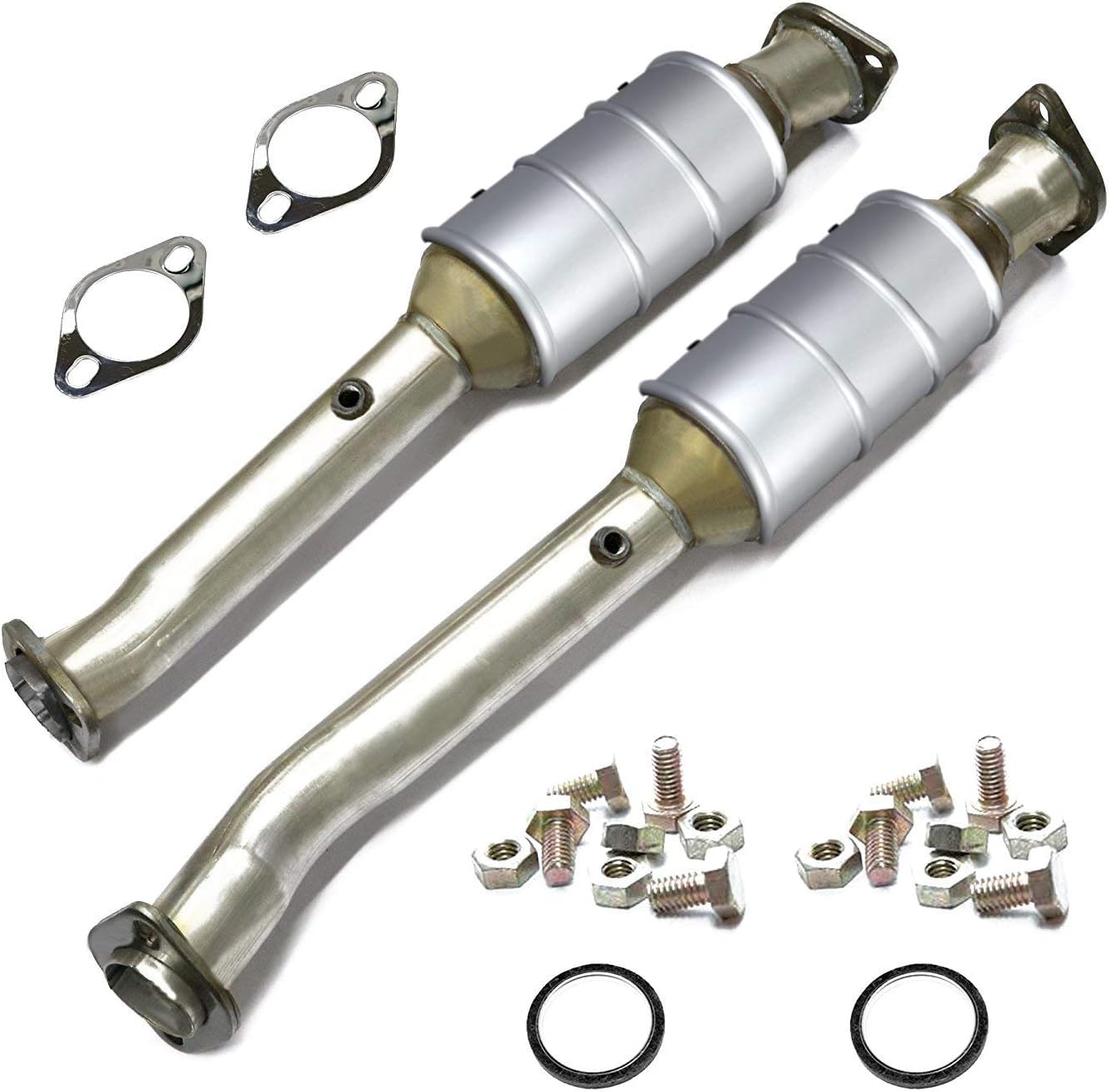 Catalytic Converter Replacement for 5.6L Rear Right & Left | 2004-2015 Nissan Titan | 2005-2015 Nissan Armada | 2004-2010 Infiniti QX56 | Direct Fit OBDII with Gaskets Included