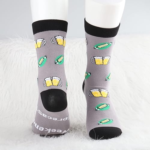 Miniatura 5 de MBMSO 2 pares de calcetines de rugby pronóstico de fin de semana de rugby con una posibilidad de beber divertido regalo de rugby para jugadores de