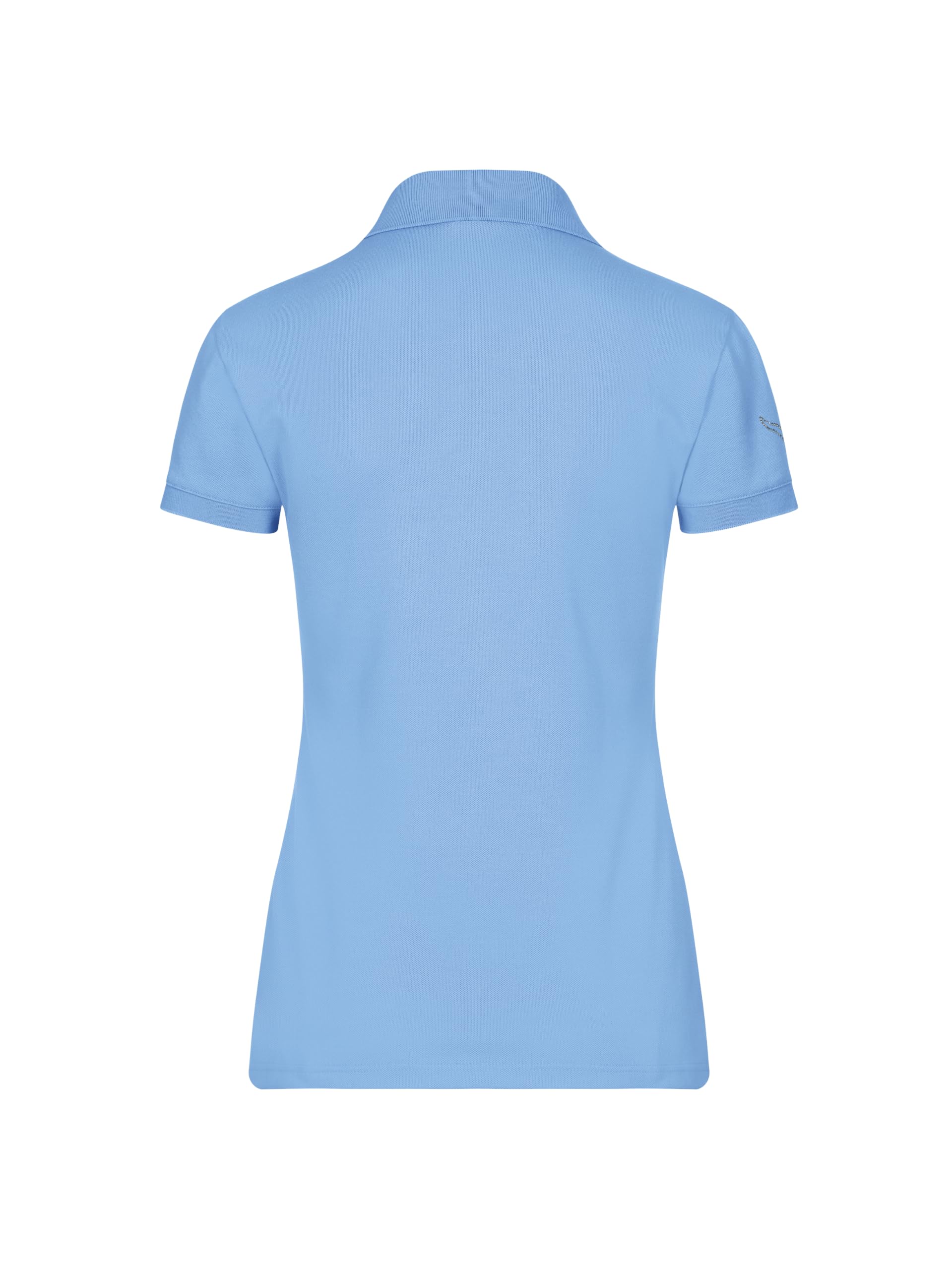 TRIGEMA Poloshirt mit Kristallsteinen