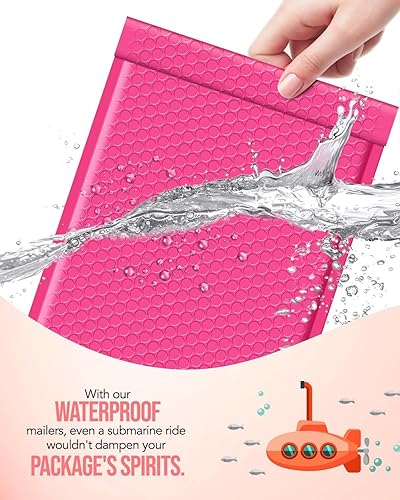Miniatura 28 de GSSUSA - Sobres acolchados de polietileno de 6” x 10”, sobres de burbujas, bolsas sobres para envíos de pequeños paquetes, bolsa de envío, paquete