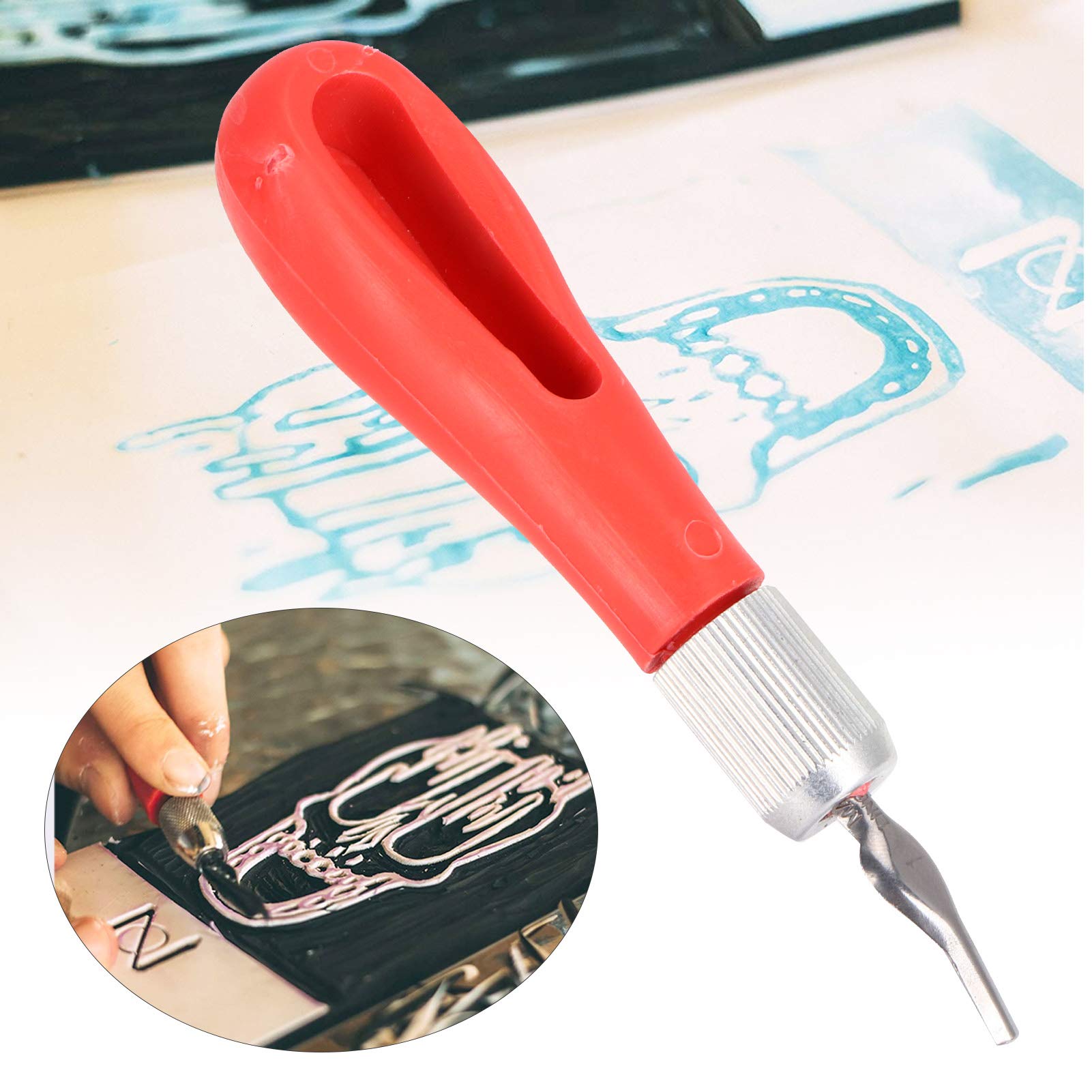 Taglierine per Linoleum, Utensile da taglio per intaglio del linoleum per linoleografia, timbri da stampa, incisione fai da te, mattoncini da costruzione