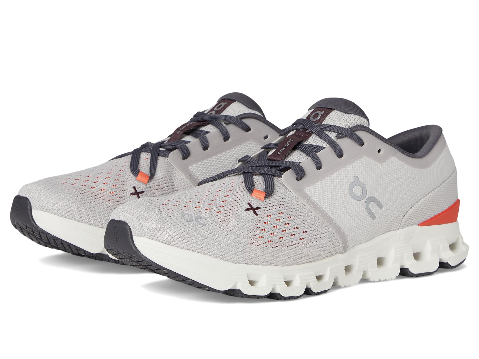 Photo 1 of On Mens, Cloud X 4 Silver/Flame 10.5 Medium