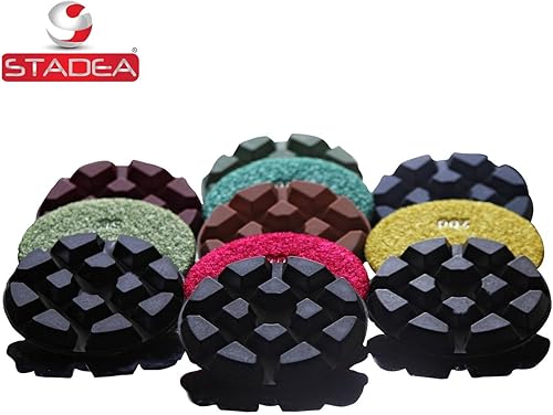 Miniatura 2 de almohadillas de pulido de piso de diamante para pulido de pisos de hormigón - grano 100 por Stadea