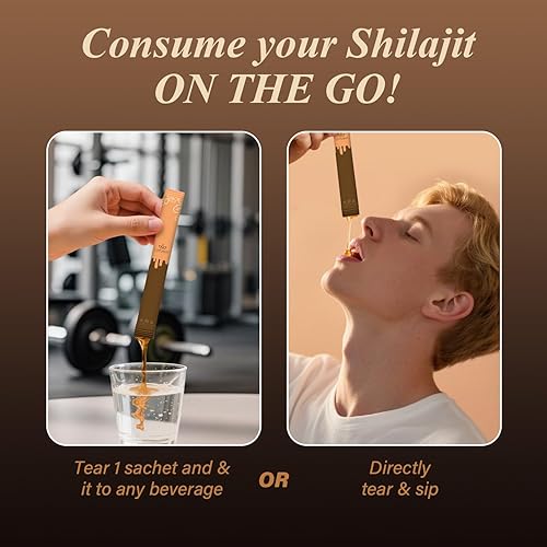 Miniatura 8 de Shilajit puro del Himalaya  Palitos de miel Shilajit  Más de 85 minerales traza, aumenta la energía, mejora la inmunidad, shilajit para hombres, 30