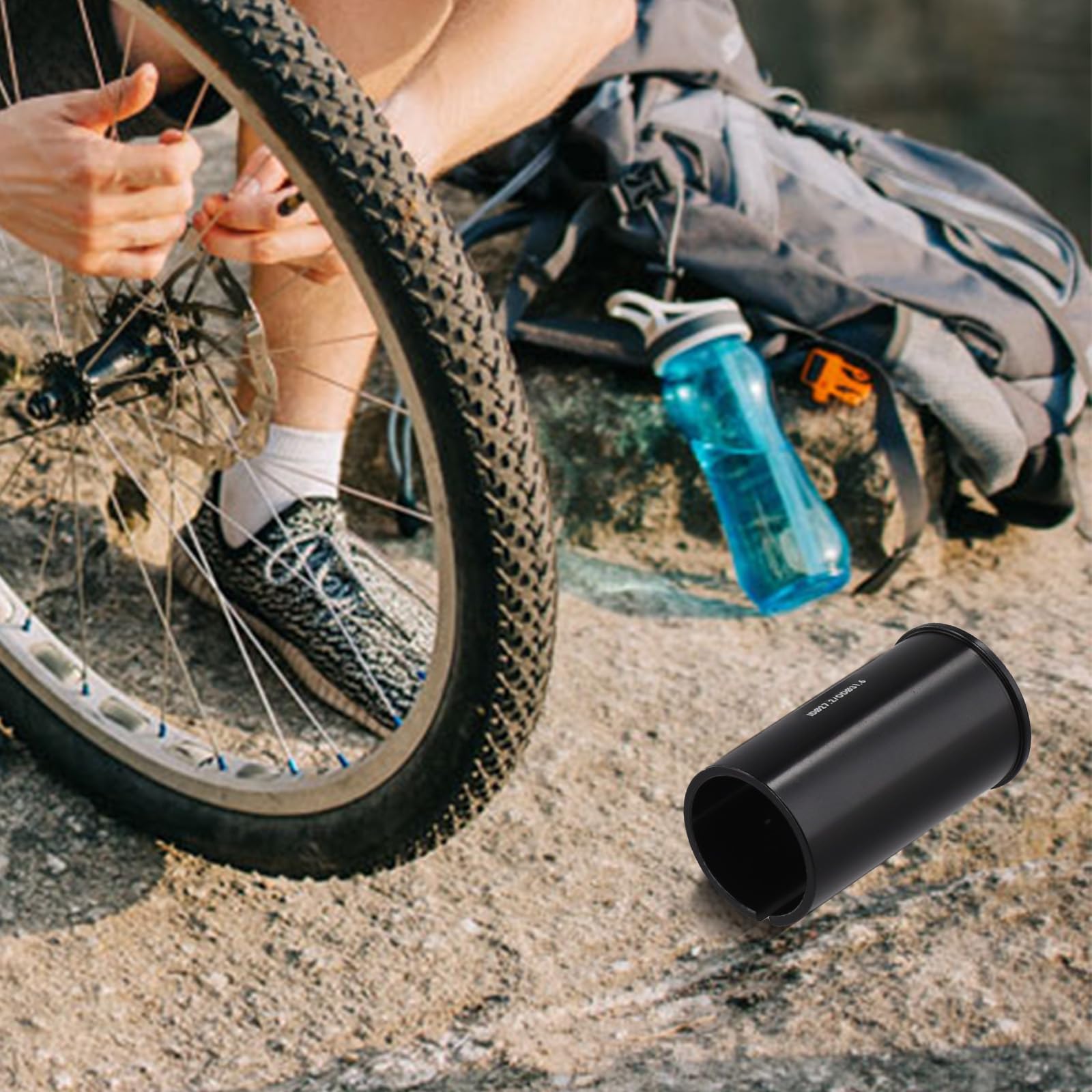 Marchfunny Fahrrad-Sattelstützen-Reduzierhülse, Reduzierstück, Sattelstützen-Konverter-Adapter für 22,2–34,9 mm Durchmesser, Aluminiumlegierung für 